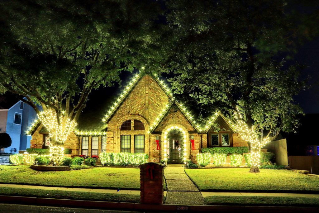 lively christmas lights installed