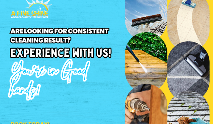 Are Looking for Consistent Cleaning Result? Experience with us! You're in Good hands