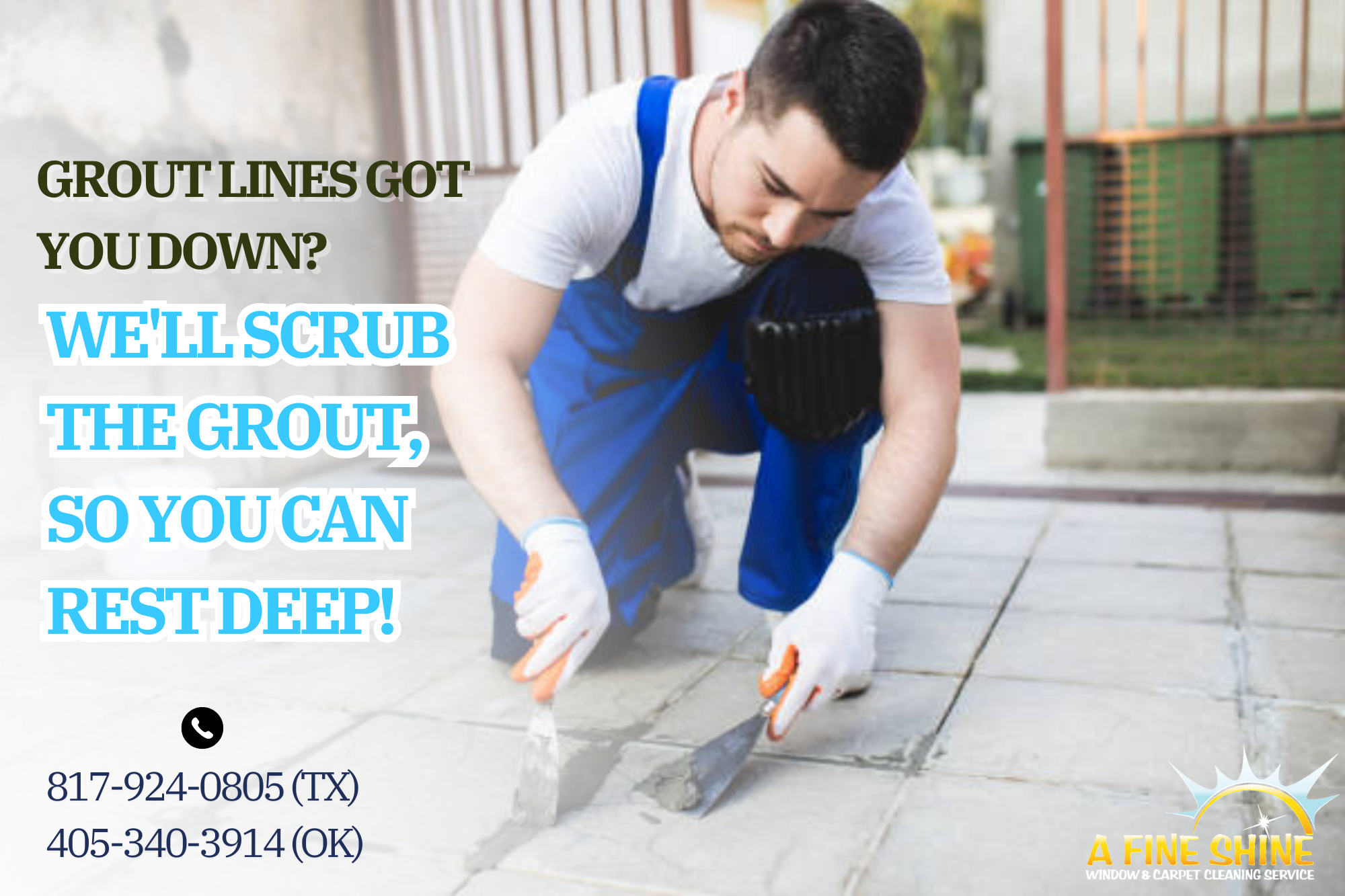 Grout Lines Got You Down? We'll Scrub the Grout, So You Can Rest Deep