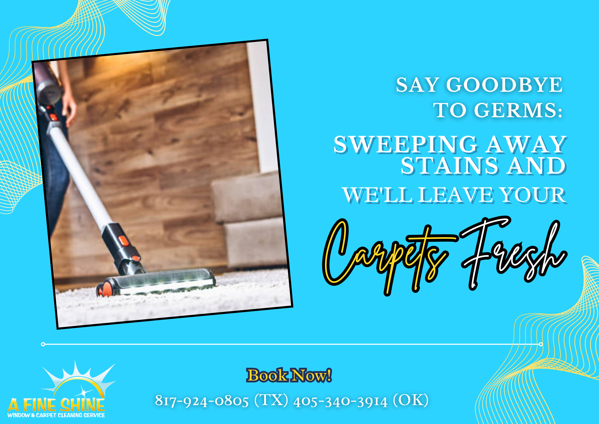 Say Goodbye to Germs: Sweeping Away Stains and We'll Leave your Carpets Fresh