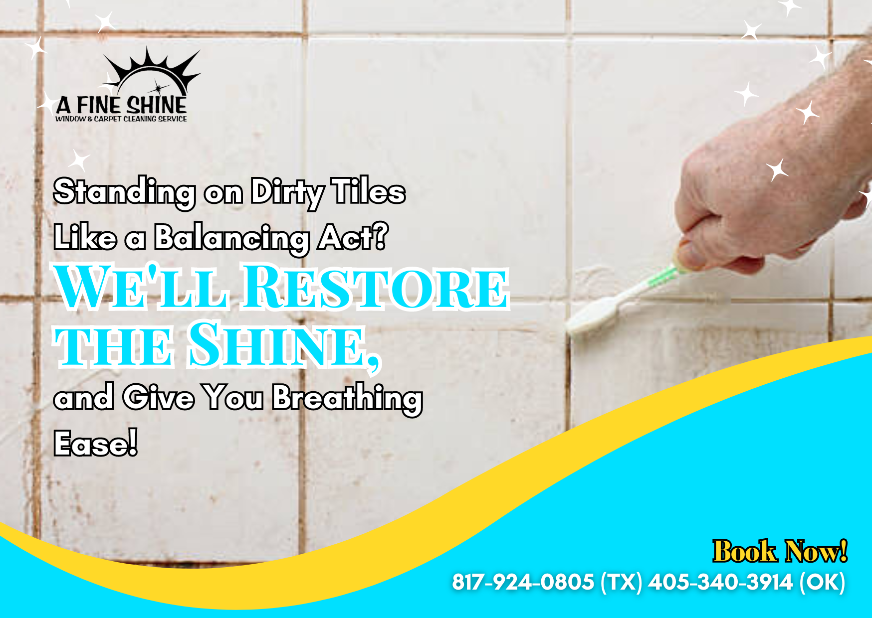 Standing on Dirty Tiles Like a Balancing Act? We'll Restore the Shine, and Give You Breathing Ease!