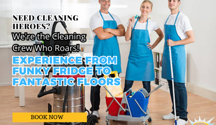 Need cleaning Heroes? We're the Cleaning Crew Who Roars! Experience From Funky Fridge to Fantastic Floors