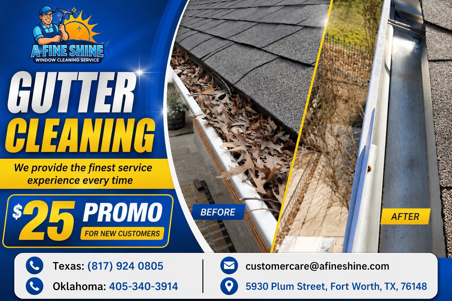Fall means falling leaves and clogged gutters